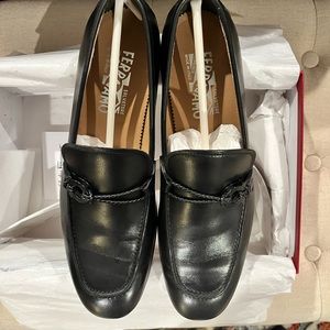 Ferragamo ‘Lester’ Moccasin With Gancini Ornament